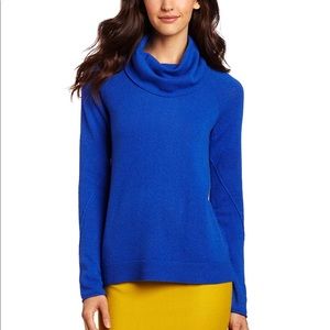 Joie 100% Cashmere Blue Turtleneck Sweater L